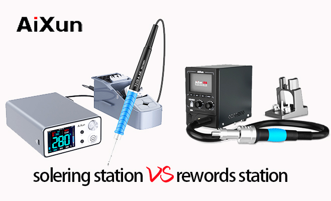 Which is better, rework station vs soldering station?