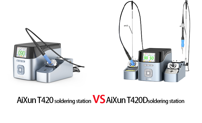 T420Dsoldering station VS  T420soldering station: