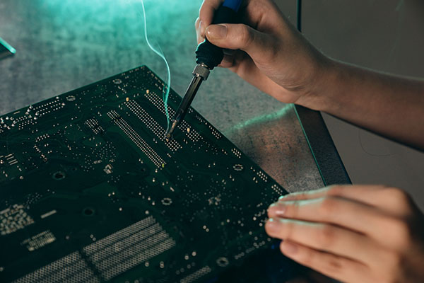 Soldering station for shop smd components