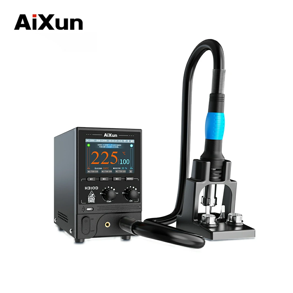 H310D 1000W Smart Hot Air Gun Heating Rework Station for BGA  Repair-AiXun_AiXun