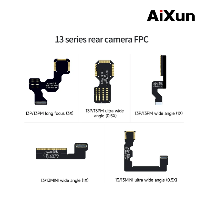 iPhone 7P-13 Series Rear Camera Flex Cable Replacement FPC with Pin Header 