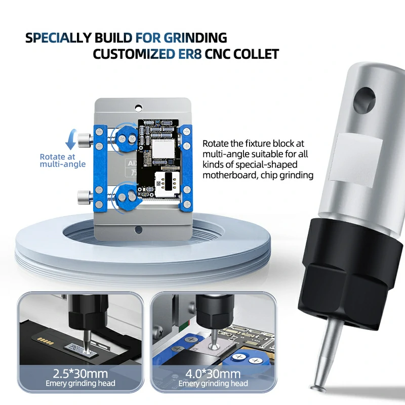 2nd Gen Chip Grinding Machine For Touch IC Chip NAND CPU Polish 4