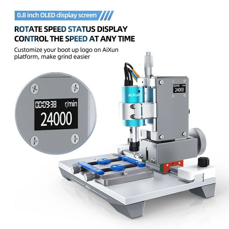 2nd Gen Chip Grinding Machine For Touch IC Chip NAND CPU Polish 5