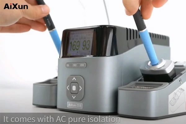 AiXun T420D Dual Channel Smart Soldering Station Operation Guide