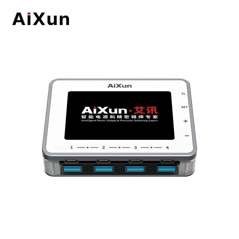 PF26 Intelligent Multi-channel Fast Charger 8 Ports USB Charging Station Hub