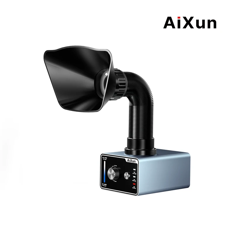 ES02 Desktop Fume Extractor Soldering Smoke Absorber With LED Light - AiXun